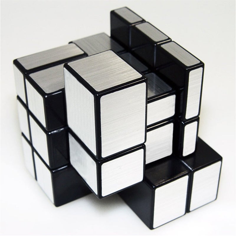 TANCH Mirror Speed Magic Cube 3X3 Puzzle for Children & Adults Kids Silverâ€¦ - Image 3